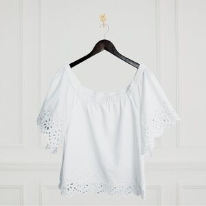 Vineyard Vines l White Eyelet Top l Size M l EUC